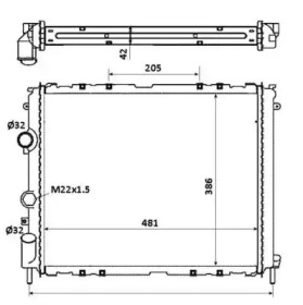 WILMINK GROUP wg1723202 -  Радиатор, охлаждение двигателя